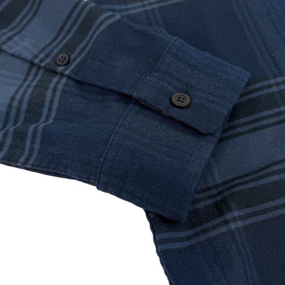 Lululemon Men's Mason Peak Plaid Flannel Blue XXL - Picture 7 of 12